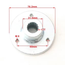 17T 23T 24T 28T 31T 32T 38T Rear Wheel Hub Sprocket Hub For China 50cc-250cc ATV Go Kart UTV Buggy Golf Cart Quad Bike Parts