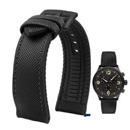 For Omega Tissot MIDO IWC Watchband 19 20mm 22mm Nylon Silicone Bottom Watch Strap Men Waterproof Rubber Wrist Band Accessories