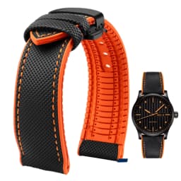 For Omega Tissot MIDO IWC Watchband 19 20mm 22mm Nylon Silicone Bottom Watch Strap Men Waterproof Rubber Wrist Band Accessories