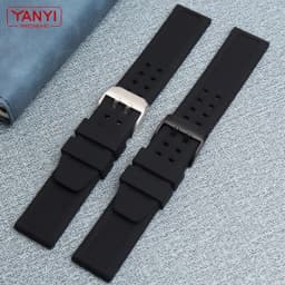 Rubber Watch Strap 22mm 23mm Watch Band Waterproof Sport for Luminox Watchbands Silica Gel Bracelet for Men Belt Black Fashion