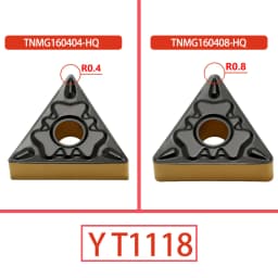 10pcs KaKarot Carbide Insert TNMG160404-CQ TNMG160408-CQ HQ YT1018 External Turning Tools For Steel Metal TNMG Turning Tools