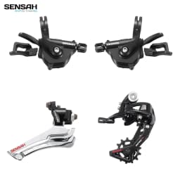SENSAH 2x11 Speed, 22s Road Groupset, flat handle Shifter + Rear Derailleurs + Front Derailleurs Force RIVAL 5800, R7000 UT 105