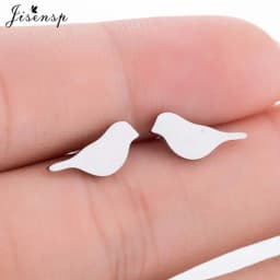 Multiple Mini Stainless Steel Bird Jewelry Earrings 2026 Trend For Women Girls Cute Crane Parrot Bee Hummingbird Studs Oorbellen