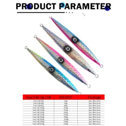 OBSESSION J15 40g-500g Sea-bream Slow Sinking Jigging Lure Seabass Fishing Saltwater Bait Carp Trout Fishing Jigbait Assist Hook