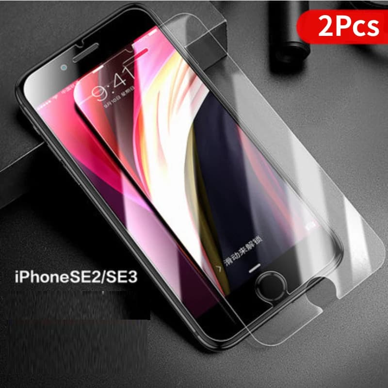 SmartDevil Screen Protector for iPhone SE3 2022 HD Tempered Glass for iPhone X SE 7 8 Front Film Anti Blue ray Glass