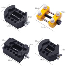 Watch Case Holder Dial Cover Fixed Seat Watch Repair Tool Spiral Bracket Square Round Watch Case Base Stand