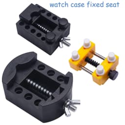 Watch Case Holder Dial Cover Fixed Seat Watch Repair Tool Spiral Bracket Square Round Watch Case Base Stand