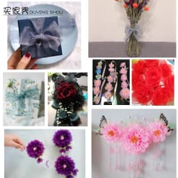 12/15/20/25/40/50mm (50 Yards/roll) Organza Stain Ribbon DIY Crafts Wedding for Party Decoration Cake Gift Bow Packaging Ribbon