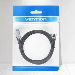 Vention USB Type C Cable 90 Degree 3A Fast Charger Data Cord for Samsung S8 S9 Mobile Right Angled Phone Charging USB C Cable