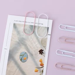 TUTU 20pcs/set of 50mm Colorful Paper Clips Paper Clips Notes Classified Clips Student Stationery School Office Supplies H0528