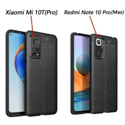 For Xiaomi Mi 10T Pro Case Funda for Xiaomi Mi 10 11 12 T Pro Leather Silicone Shockproof Bumper Cover Redmi Note 11 Pro Plus 10