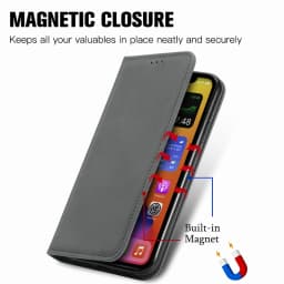 Leather Case For Apple iPhone 11 12 13 14 15 16 17 Pro Max Plus Air 17E 16E XR X XS Max Magnet Wallet Card Flip Book Case Cover