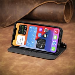 Leather Case For Apple iPhone 11 12 13 14 15 16 17 Pro Max Plus Air 17E 16E XR X XS Max Magnet Wallet Card Flip Book Case Cover