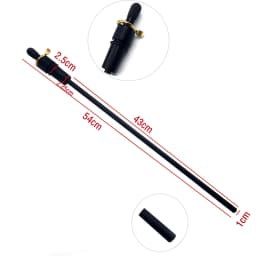 1pc Cello End Tail Carbon Fiber 4/4 3/4 1/2 1/4 Stretch Shrink Freely Ebony Adjustable Endpin, Cello Accessories