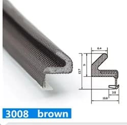 5Meters PU Foam Sound Insulation and Windproof Sealing Strip Suit Door Seam Shock Absorption and Sound Insulation Strip