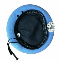 UN BLUE BERET United Nations Peacekeeping Force Cap Hat With UN Badge Cockade Souvenir