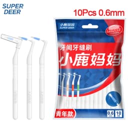Fawnmum 0.6-1.2mm Interdental Brush For Teeth Cleaning Dentistry Between Teeth Oral Care Toothpick Dental Tool Floss Orthodontic