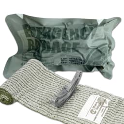 RHINO RESCUE 4" 6" Emergency Pressure Bandage Wound Dressing IFAK Kit High Elasticity Vacuum Packed Outdoor Hiking Essentials