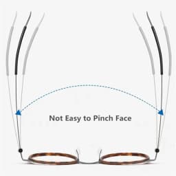 Denmark Ultralight Retro Round Glasses Frame Men Women 9704 Fashion Screwless Eyeglasses Titanium Acetate Oculos Classic Design