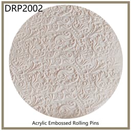 Kitchen Accessories Bakery Dough Tools Fondant Decoration Acrylic Embossed 3D Rolling Pin With Pattern