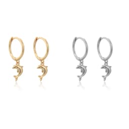 VENTFILLE 925 Sterling Silver Starfish Hoop Earring for Women New Personality Trendy Starfish Earrings