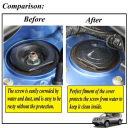Front Suspension Strut Mount Cover For Nissan Leaf ZE0 Sentra 200 SE B16 Juke F15 Cube Z12 54330ED000 Waterproof Dustproof