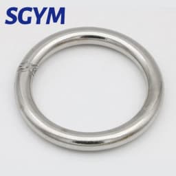 1pcs 304Stainless Steel Big O Ring 70/90/100/120/200/250mm Outer Diameter 8/10/12mm Thickness Strapping Welded Round Rings