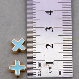 10pcs 10mm Colored Enamel Beads Cross Beads Handmade Fit For charm Jewelry Making Cross Spacer Beads Accessories