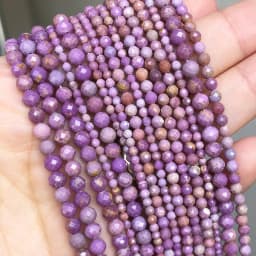 2 3 4mm Natural Faceted Blue Sapphire Stones Loose Spacer Beads for Jewelry Making DIY Bracelet Earrings Accessories 15''Inch