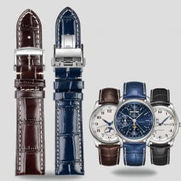 Genuine Leather Watchband Watch Strap For Longines L2 L3 L4 Masters COLLECTION Watch Belt Bracelet Cowhide Strap 19mm 20mm 21mm