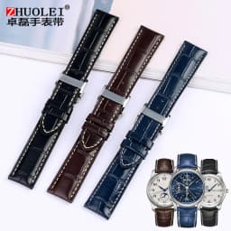 Genuine Leather Watchband Watch Strap For Longines L2 L3 L4 Masters COLLECTION Watch Belt Bracelet Cowhide Strap 19mm 20mm 21mm