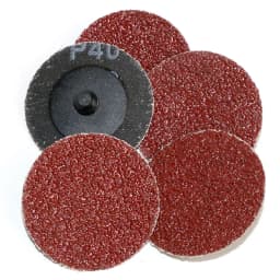 50Pcs/60pcs 2 inch 1" 3" Sanding Disc Roll Lock R-Type Sandpaper Abrasive Disc 75mm 50mm 24/36/40/80/120/240/320 Grit