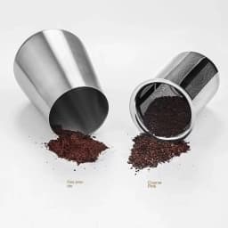Reusable 3 In 1 Coffee Powder Filter Cup Sieve Cocoa Flour Dustproof Grinder Barista Tools Black, Silver