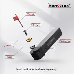 SER1010H11 SER1212H16/11 SER1616H16/11 SER2020K SER2525M External Thread Turning Tool SER SEL Lathe Cutter Bar CNC Tool Holder