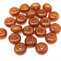 20pcs 15x9mm Big Hole Acrylic Oblate Loose Spacer Beads for Jewelry Making Necklaces Earrings Bracelets Handmade