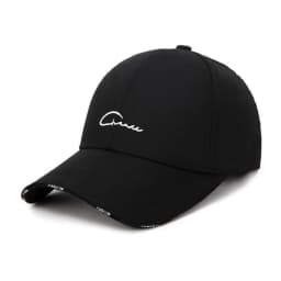Hat Men and Women Spring and Summer Baseball Hipster Wild Black and White Leisure Travel Sun Protection Cap