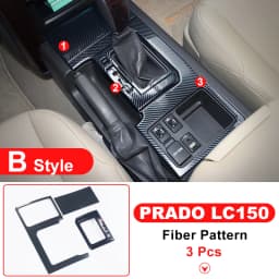 2010-2017 For Toyota Land Cruiser Prado 150 Lc150 Fj150 Upgrade Interior Decoration Accessories Stainless Steel Gearbox Cover
