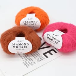 25g Soft Mohair Wool And Angora Cashmere Hand Woven Crochet Thread DIY Material for Clothing Decoration Packaging
