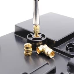 M2 M3 M4 M5 M6 Brass Heat Set Insert Nut Hot Melt Knurled Threaded Injection Insert Double Twill Embedment Copper Nut 3D Print