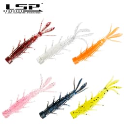 LSP 8Pcs/Bag 2.5 Inch Floating Soft Shrimp Soft Crawfish Bait Floating NED Rig Drop Shot Shrimp Lure with Fish Attractant