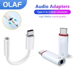 Type-C Male to 3.5mm Female Aux Audio Adapter USB C to 3.5mm Jack Wired Headphones Converter For iPhone15 Samsung Galaxy S23 S22