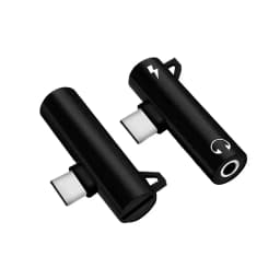 Digital Decoding USB Type C to 3.5mm Jack Headphone Adapter Splitter Fast Charger 20W for Samsung S22 S20 Xiaomi 11 12 iPhone 15