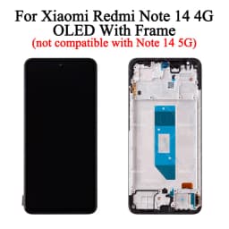 24117RN76G 24117RN76E Lcd For Xiaomi Redmi Note 14 4G Display Touch Screen Digitizer Panel Assembly For Redmi Note 14 4G LCD