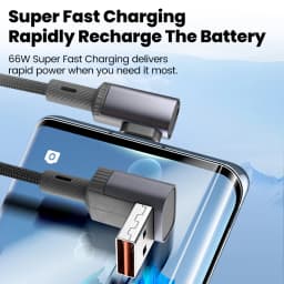 15CM 25CM 50CM Short Elbow USB C Cable 66W USB A To Type C Fast Charging Cable For iPhone 15 16 17 Huawei Xiaomi Power Bank Cord