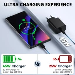 SAMSUNG 45W Original Charger Quick Fast Cargador Type C Charging Aadpter For Galaxy S26 Ultra S25 S24 A57 A56 A17 M55 Tab S10+