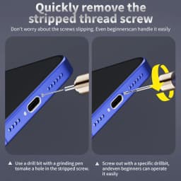 Sliding Drill Bit Screw Killer Professional Screw Extractor For iPhone Phone Motherboard Frame Repair Quick Removal Screw Tool