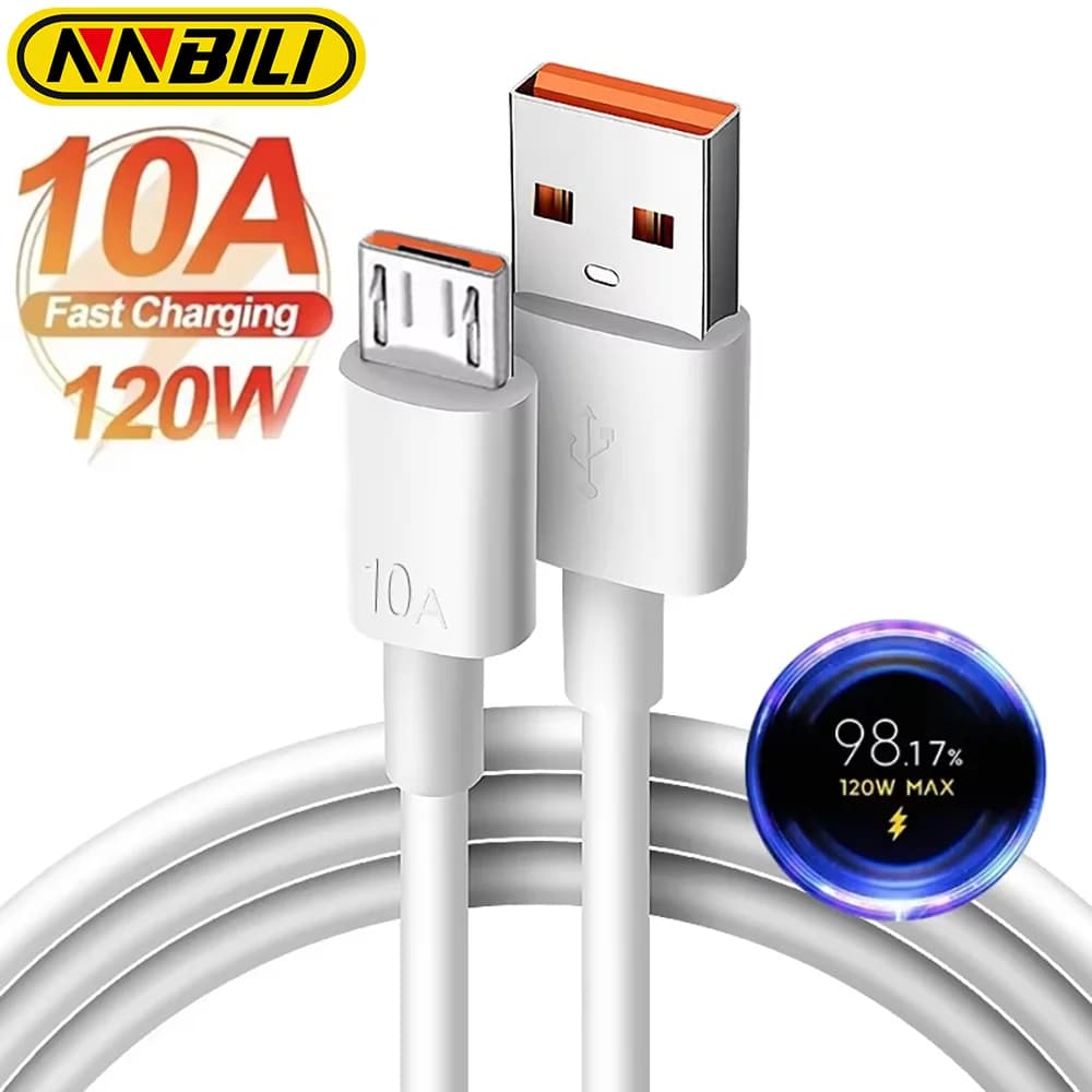 NNBILI Micro USB Cable High Speed Fast Charging USB Cord For Samsung Galaxy S7 S6 PS4 MP3 TV Stick Andriod Phones Data Cables