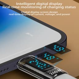 NNBILI 1 PCS Digital LED Display USB 4 Type-C Adapter 8K 60HZ PD 240W Power Meter Tester Data Transmission 40Gbps OTG Converter