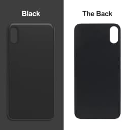 For iPhone X / XS / XS Max Battery Back Cover Glass Panel Rear Door Housing Case Replacement Part