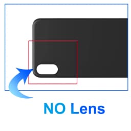 For iPhone X / XS / XS Max Battery Back Cover Glass Panel Rear Door Housing Case Replacement Part